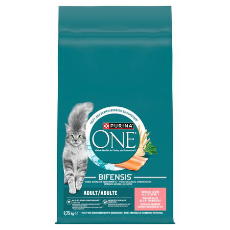 Purina One Bifensis Adult 9,75kg Sucha Karma Dla Kota Z Łososiem