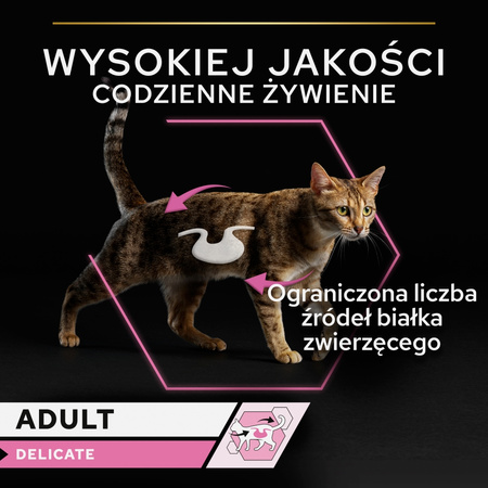 Purina Pro Plan Adult Delicate 85g Mokra Karma Dla Kota Mus Z Indykiem