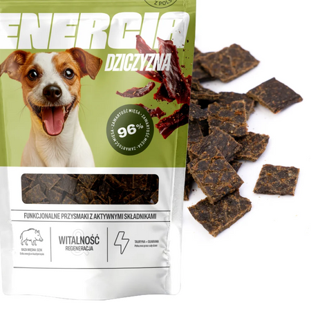 Uniszki Functional Energia 90g Przysmak Dla Psa Z Dziczyzną Witalność I Regeneracja