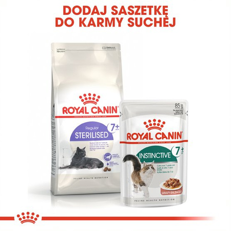 Royal Canin Sterilised +7 Karma Sucha Dla Kotów Dorosłych Sterylizowanych 3,5kg Od 7 Do 12 Roku Życia