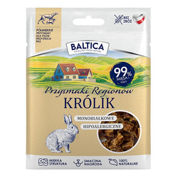 Baltica Naturalny Hipoalergiczny Przysmak Treningowy Dla Psa Półmiękki z Królika 30g