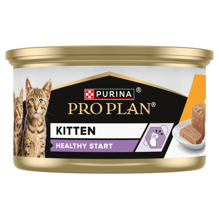 Purina Pro Plan Kitten Healthy Start 85g Mokra Karma Dla Kociąt Mus z Kurczakiem