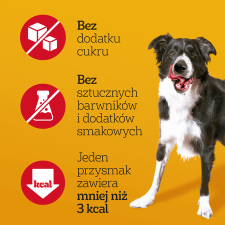 Pedigree Ranchos Cubes z Kaczką 70g Treserki Przysmak Dla Psa