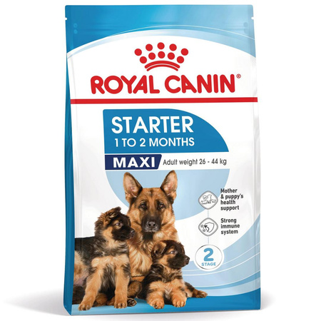 Royal Canin Maxi Starter Mother & Babydog 15kg Karma Sucha Dla Suk W Ciąży I Okresie Laktacji Oraz Szczeniąt Ras Dużych