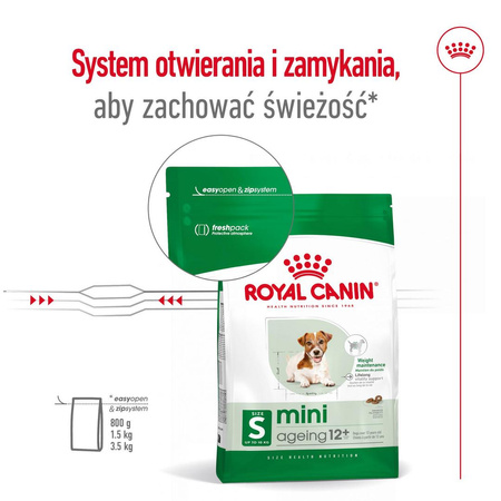 Royal Canin SHN Mini Adult 12+ 1,5kg Karma Sucha Dla Psów Dojrzałych Po 12 Roku Życia Ras Małych