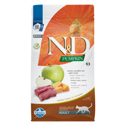 Farmina N&D Cat Pumpkin Venison & Apple 1,5kg Sucha Karma Dla Kota z Jeleniem Dynią i Jabłkiem