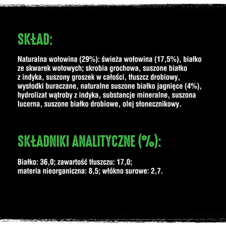 CRAVE Jagnięcina z Wołowiną 11.5kg sucha karma dla psów, BEZ ZBÓŻ, BEZ KURCZAKA