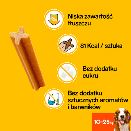 PEDIGREE DentaStix 4 x 28 sztuk Medium Średnie Rasy Gryzak Dla Psów