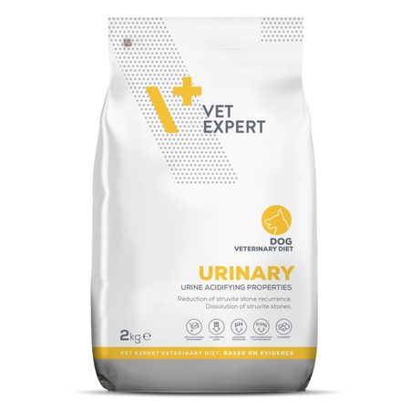 VetExpert Veterinary Diet Urinary Dog 2kg Sucha Karma Weterynaryjna Dla Psa Rozpuszczanie Kamieni Struwitowych