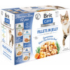 BRIT CARE Karma Premium dla Kotów w Galaretce Zestaw 12x85g