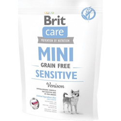 BRIT CARE Sucha Karma Premium Bezzbożowa dla Małych Psów Wrażliwych z Dziczyzną 0.4kg