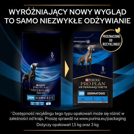 Purina Pro Plan Veterinary Diets Dermatosis Sucha Karma Dla Psa 12kg Zdrowa Skóra I Sierść