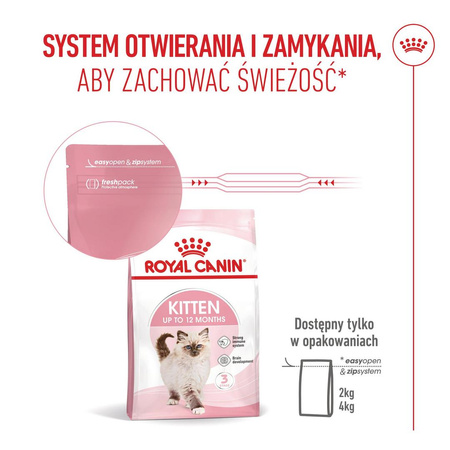 Royal Canin FHN Kitten 4kg Karma Sucha Dla Kociąt Od 4 Do 12 Miesiąca Życia