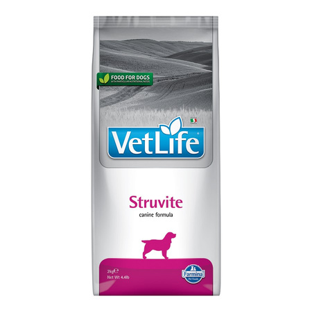 Vet Life STRUVITE DOG 2kg sucha karma dla psa do rozpuszczania kamieni struwitowych
