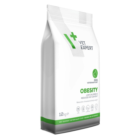 Vet Expert Obesity Sucha Karma Weterynaryjna Dla Psa Z Drobiem 12kg Redukcja Masy Ciała