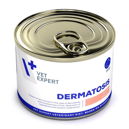 VetExpert Veterinary Diet Dermatosis Salmon & Potato 200g Mokra Karma Weterynaryjna Dla Psów z Zaburzeniami Dermatologicznymi