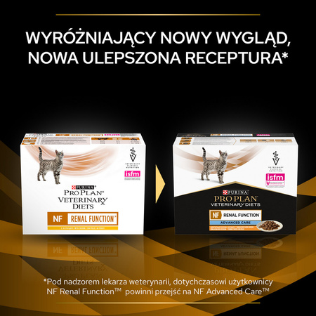 Purina Pro Plan Veterinary Diets NF Renal Function Mokra Karma Dla Kota Z Kurczakiem 10x85g Niewydolność Nerek