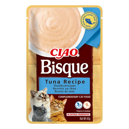 Inaba Cat Ciao Bisque 48x40g Uzupełniająca Karma Dla Kota Zupa Krem Mix Smaków