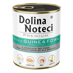 Dolina Noteci Premium Bogata w Perliczkę z Jabłkiem Puszka 800g Mokra Karma Dla Psa