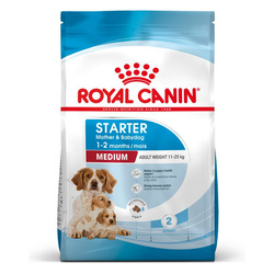Royal Canin Medium Starter Mother&Babydog 15kg Karma Sucha Dla Suk W Ciąży I Okresie Laktacji Oraz Szczeniąt Ras Średnich