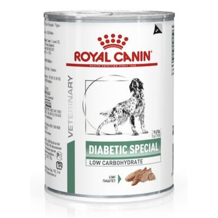 Royal Canin Veterinary VHN Dog Diabetic Low Carbohydrate S/O Loaf 410g Mokra Karma Pasztet Dla Psów Kontrola Cukru