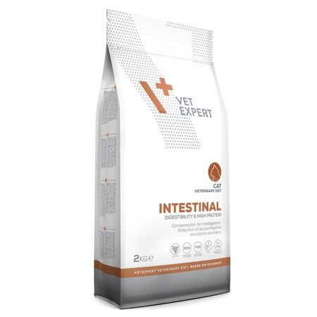 Sucha Karma Weterynaryjna Dla Kota Vet Expert Intestinal Z Drobiem 2kg Zaburzenia Trawienia