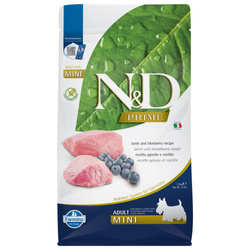Farmina N&D Dog Prime Adult Mini 2,5kg Sucha Karma Dla Dorosłych Psów Małych Ras Z Jagnięciną I Borówką