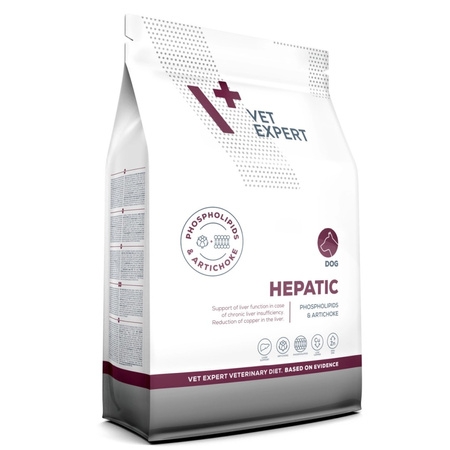 Vet Expert Hepatic 2kg Sucha Karma Weterynaryjna z Drobiem Dla Psa Wspomaganie Funkcji Wątroby