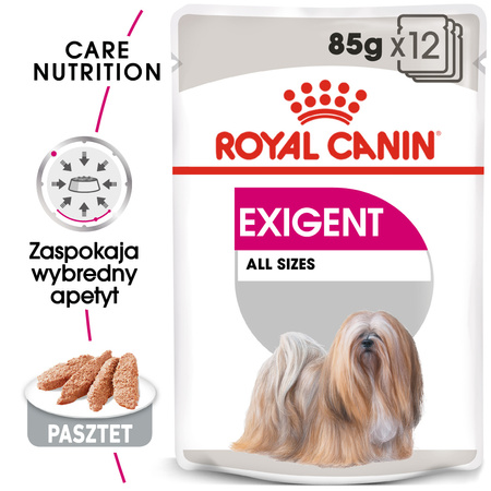 Royal Canin CCN Exigent 12x85g Karma Mokra Pasztet Dla Wybrednych Psów Dorosłych