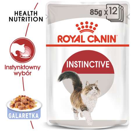 Royal Canin Instinctive FHN Karma Mokra W Galaretce Dla Kotów Dorosłych Wybrednych 12x85g