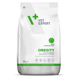Vet Expert Obesity Sucha Karma Dietetyczna Dla Kota Z Drobiem 2kg Redukcja Masy Ciała