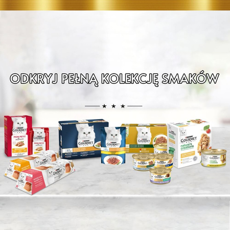 Purina Gourmet Gold Mus 48x85g Mokra Karma Dla Kota Mix 4 Smaków W Musie