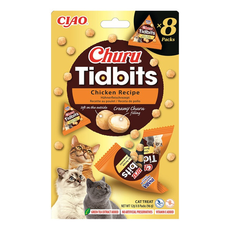 Inaba Cat Churu Tidbits 32x12g Przysmak Dla Kota Mix 4 Smaków