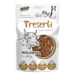 Hilton Mięsne Treserki Z Wołowiną 80g Naturalne Przysmaki Dla Psów Wszystkich Ras