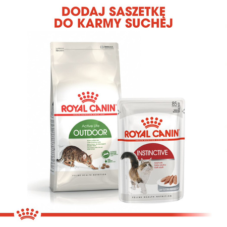 Royal Canin Outdoor 2kg Sucha Karma Dla Kotów Dorosłych Wychodzących Na Zewnątrz