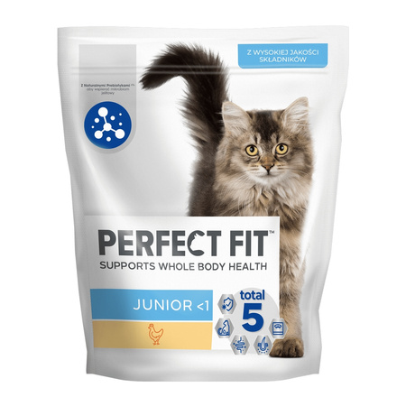 Perfect Fit Junior z Kurczakiem 6x750g Sucha Karma Dla Kociąt