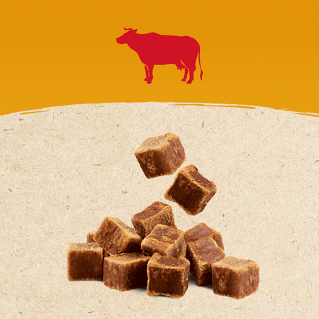 Pedigree Ranchos Cubes z Wołowiną 70g Treserki Przysmak Dla Psa