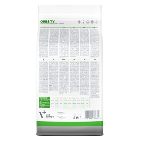 Vet Expert Obesity Sucha Karma Weterynaryjna Dla Psa Z Drobiem 12kg Redukcja Masy Ciała
