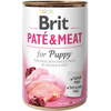 Brit Pate&Meat Mokra Karma Dla Szczeniąt z Kurczakiem i Indykiem Puszka 12x400g