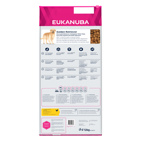 EUKANUBA Golden Retriever 12kg Sucha Karma Dla Dorosłych Psów