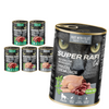 Super Rafi Cat 6x400g Bezzbożowa Mokra Karma Dla Kotów Sterylizowanych Mix 2 Smaków