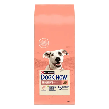 Purina Dog Chow Sensitive Adult 14kg Sucha Karma Dla Psa z Łososiem