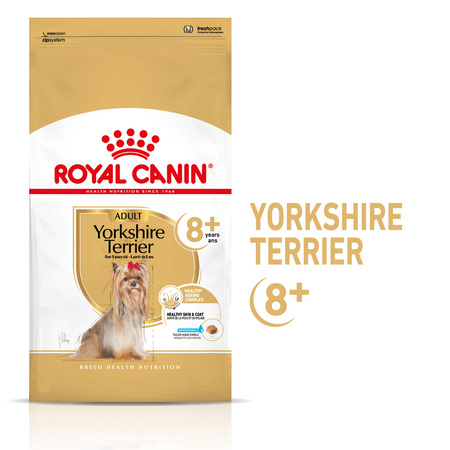Royal Canin BHN Yorkshire Terrier Adult 8+ 1,5kg Karma Sucha Dla Dojrzałych Psów Rasy Yorkshire Terrier Powyżej 8 Roku Życia