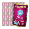 Champer Puppy Monobiałkowa 24x400g Mokra Karma Dla Szczeniąt Z Wołowiną Wsparcie Rozwoju