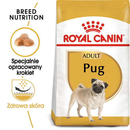 Royal Canin BHN Pug Adult 1,5kg Karma Sucha Dla Psów Dorosłych Rasy Mops
