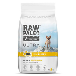 Raw Paleo Ultra Turkey Mini Puppy 2kg Monoproteinowa Sucha Karma Z Indykiem Dla Szczeniąt Małych Ras