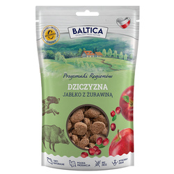 Baltica Przysmaki Regionów Dziczyzna Jabłko z Żurawiną 100g Ciastka Treningowe Dla Psa