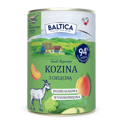 Baltica Kozina z Cielęciną 400g Duoproteinowa Bezzbożowa Mokra Karma Dla Psa