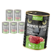 Super Rafi Cat 6x400g Bezzbożowa Mokra Karma Dla Kotów Z Dziczyzną I Sercami Z Kurczaka