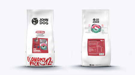 John Dog Good Form ADULT KURCZAK Z WOŁOWINĄ 12kg Średnie i Duże Rasy - sucha karma dla psów